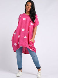 Francesca - MADE IN ITALY Top One Size Fuchsia NZ LUMA