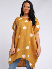 Francesca - MADE IN ITALY Top One Size Gold NZ LUMA