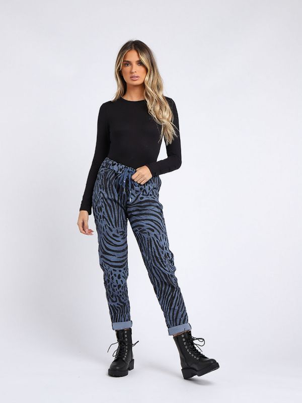 Gioia - MADE IN ITALY Pant One Size (16-20) Denim NZ LUMA