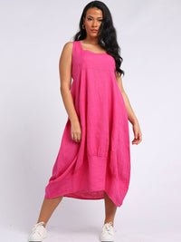 Mabilia - MADE IN ITALY Dress One Size (10-16) Fuschia NZ LUMA