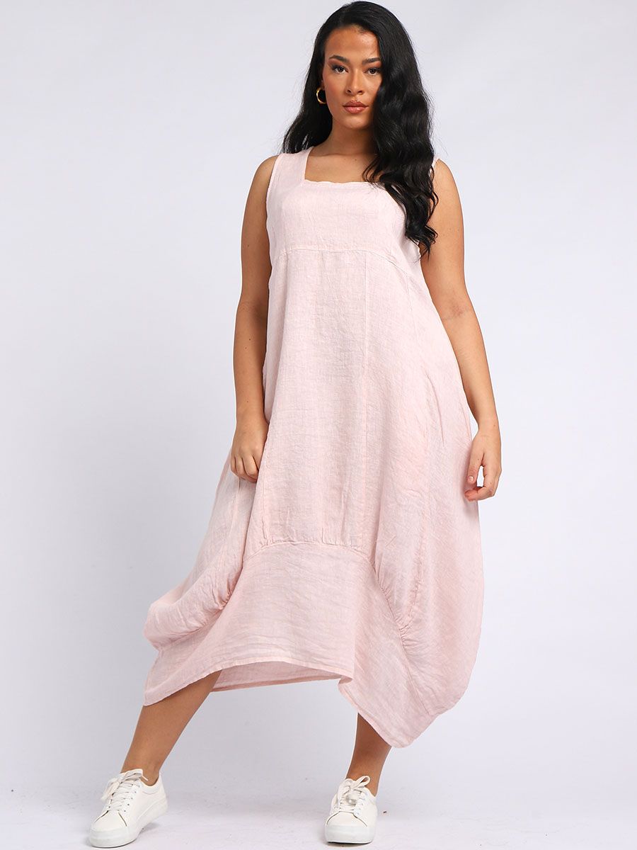 Mabilia - MADE IN ITALY Dress One Size (10-16) Nude NZ LUMA