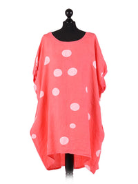 Francesca - MADE IN ITALY Top One Size Coral NZ LUMA