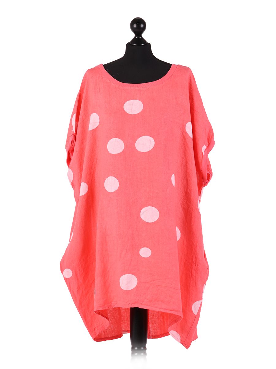 Francesca - MADE IN ITALY Top One Size Coral NZ LUMA