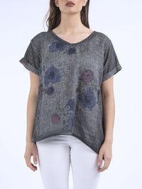 Balina - MADE IN ITALY Top One Size (10-16) Charcoal NZ LUMA