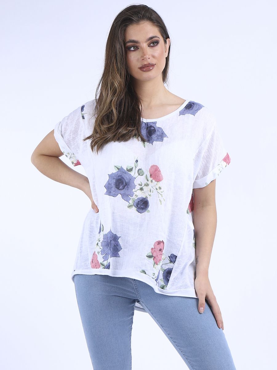 Balina - MADE IN ITALY Top One Size (10-16) White NZ LUMA