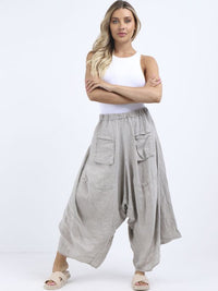Iseppa - MADE IN ITALY Pant One Size (12-16) Beige NZ LUMA