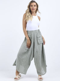 Iseppa - MADE IN ITALY Pant One Size (12-16) Khaki NZ LUMA