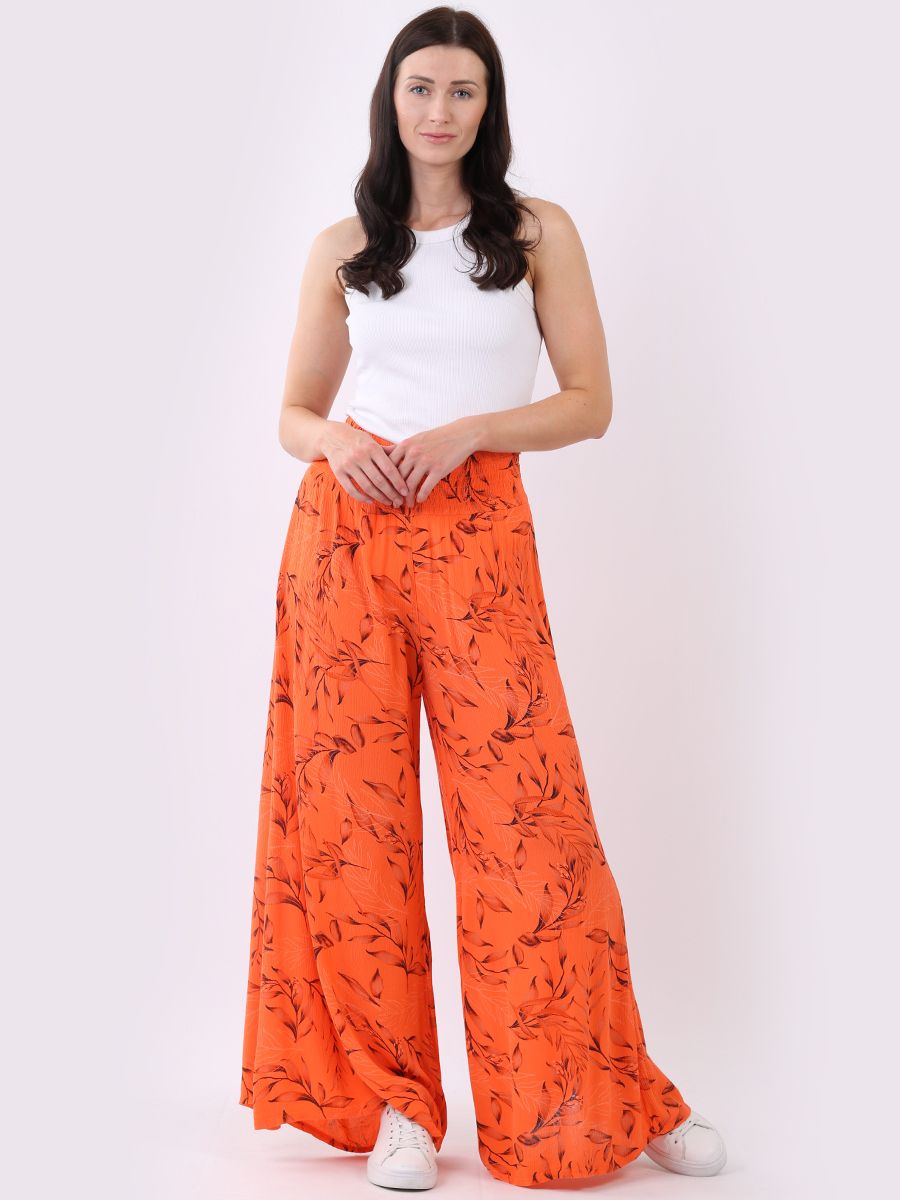 Chancia - MADE IN ITALY Pant One Size (8-14) Orange NZ LUMA