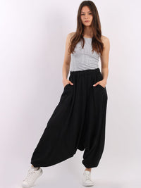 Veronica - MADE IN ITALY Pant One Size (10-18) Black NZ LUMA