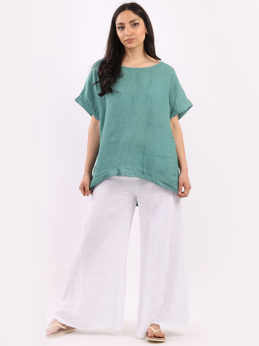 Carmella - MADE IN ITALY Top One Size (10-16) Ocean Blue NZ LUMA