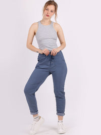 Elena - MADE IN ITALY Pant One Size (16-20) One Size (8-14) Denim NZ LUMA