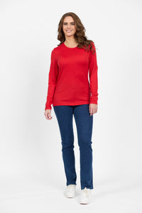 100% Merino Basic L/S Crew - VASSALLI Top NZ LUMA