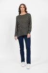 100% Merino L/S Top w Back Placket - VASSALLI Top NZ LUMA