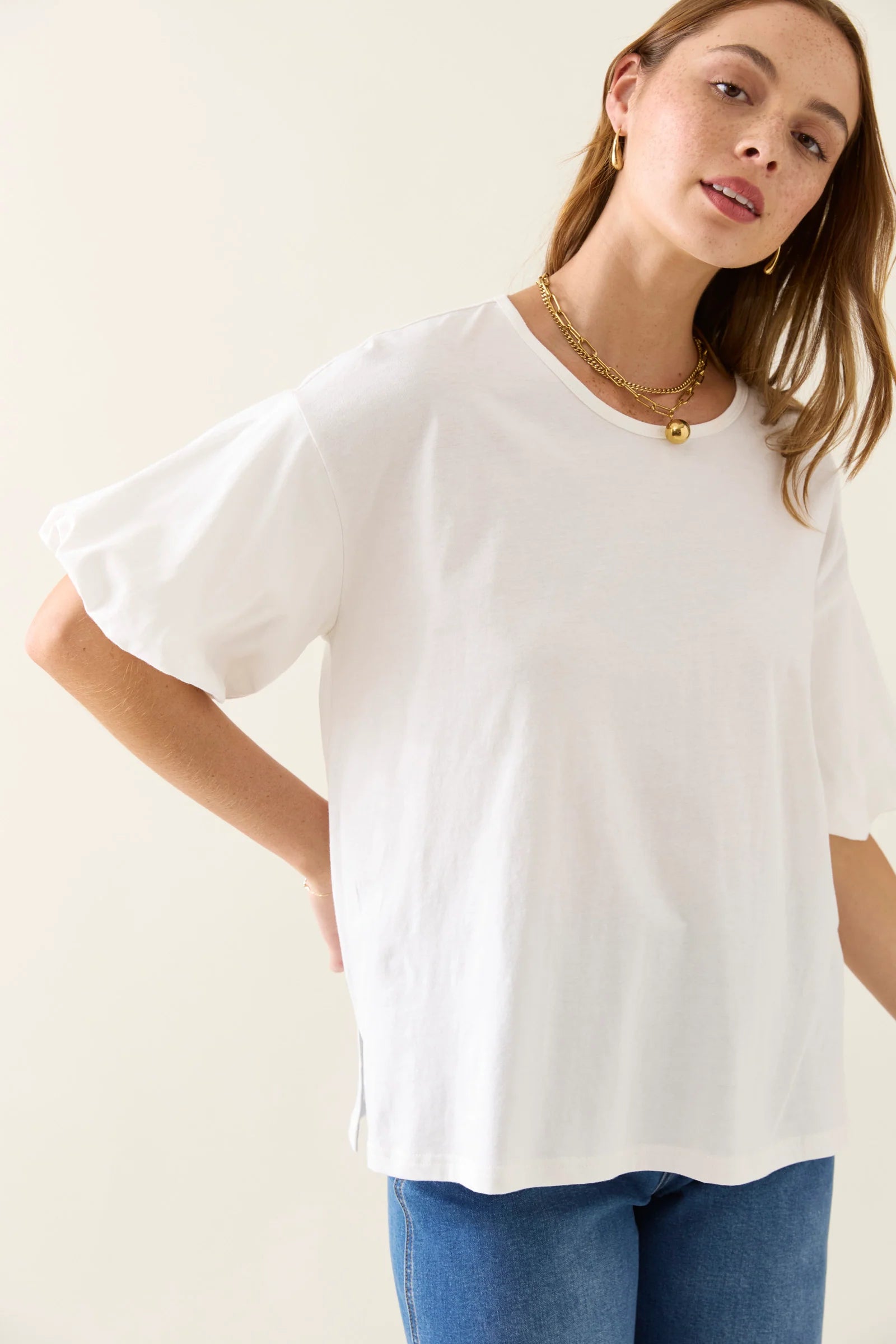 Edith T Shirt - Lotus - ISLE OF MINE TOPS NZ LUMA