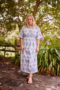 LIBERTINE - Devotion Dress - Cornflower Embroidery