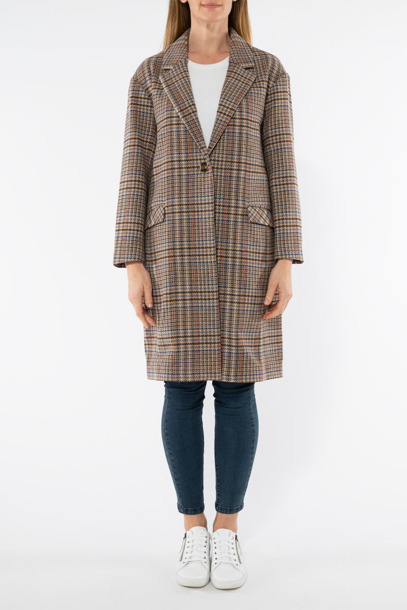 Multi Check Coat - JUMP