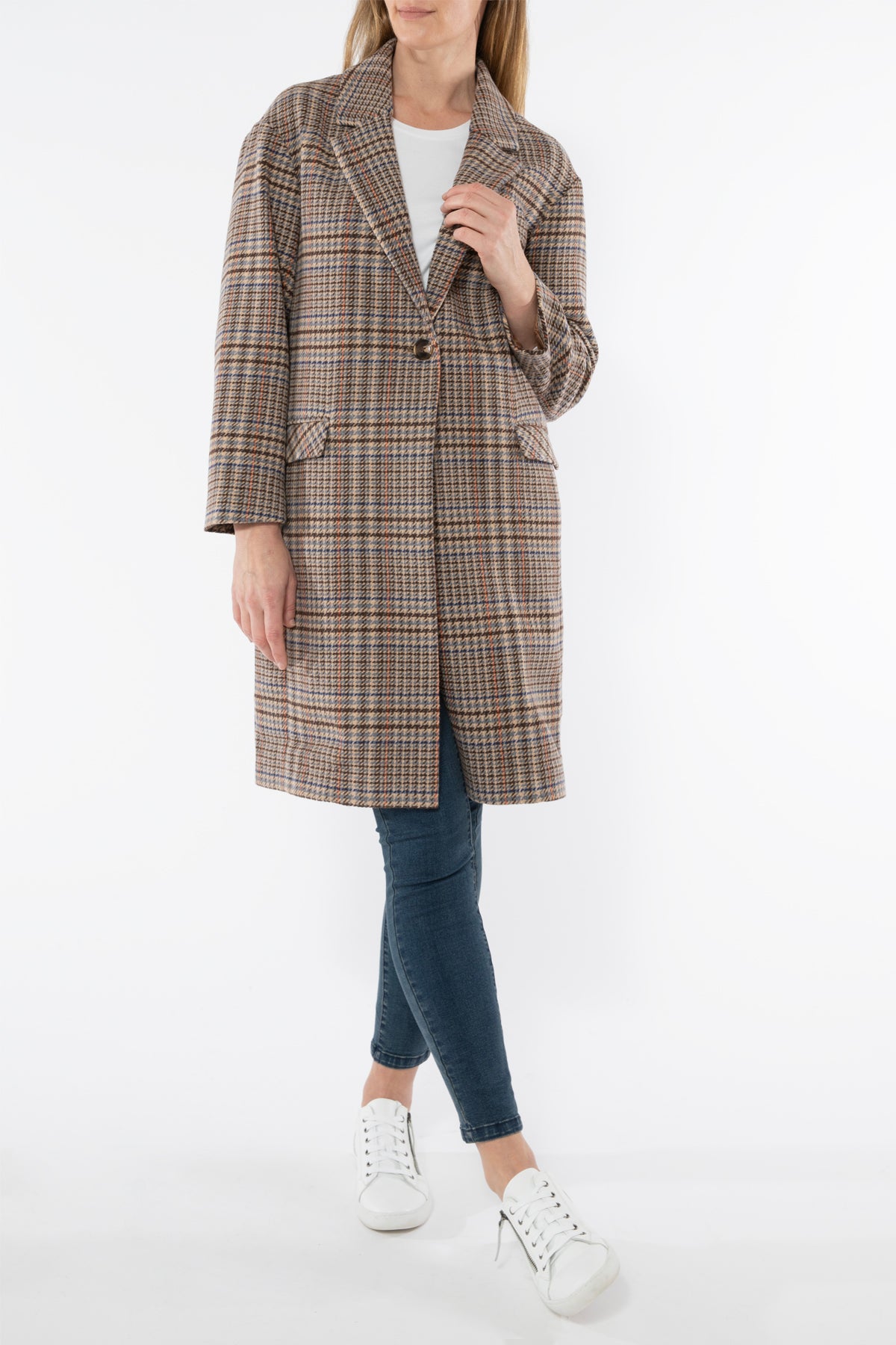 Multi Check Coat - JUMP