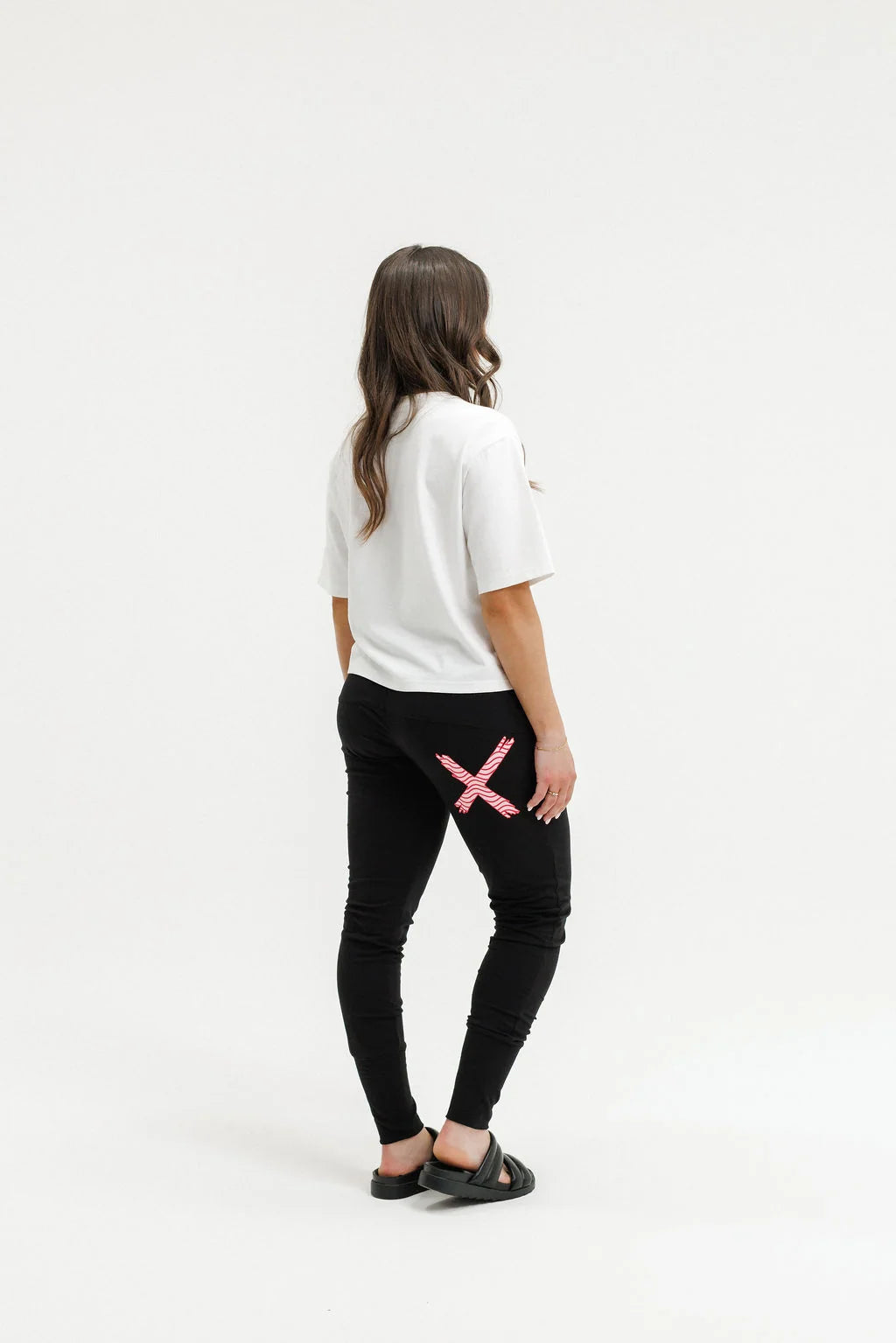 HOME LEE - Apartment Pant w Cherry/Blush Squiggle