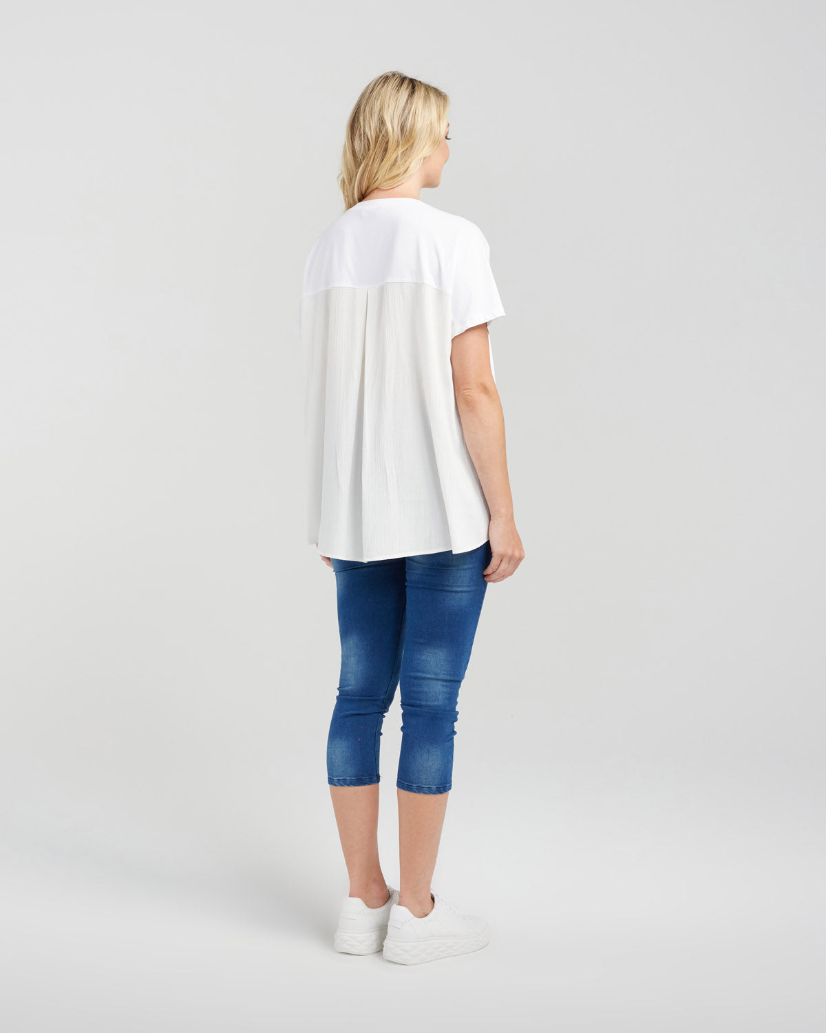 Alice Top - White - ZAFINA Top NZ LUMA