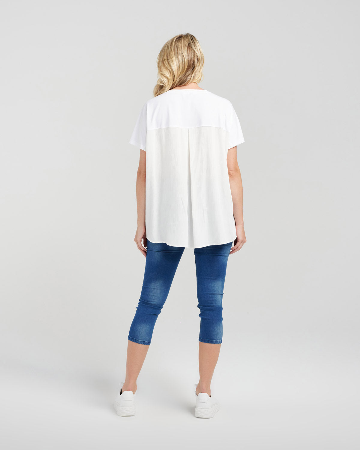 Alice Top - White - ZAFINA Top NZ LUMA