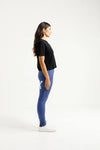 Alpine Apartment Pant - Hyacinth w Lilac Damask X- HOME-LEE Pant NZ LUMA