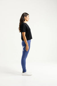 Alpine Apartment Pant - Hyacinth w Lilac Damask X- HOME-LEE Pant NZ LUMA