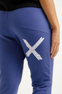 Alpine Apartment Pant - Hyacinth w Lilac Damask X- HOME-LEE Pant NZ LUMA