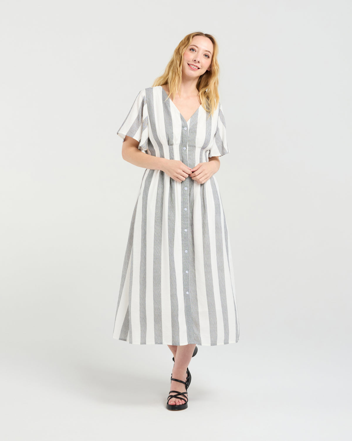 Amara Dress - Pebble Shore - SEDUCE Dress NZ LUMA