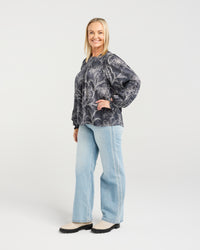 Amara Top - Stone Lily - ZAFINA Top NZ LUMA