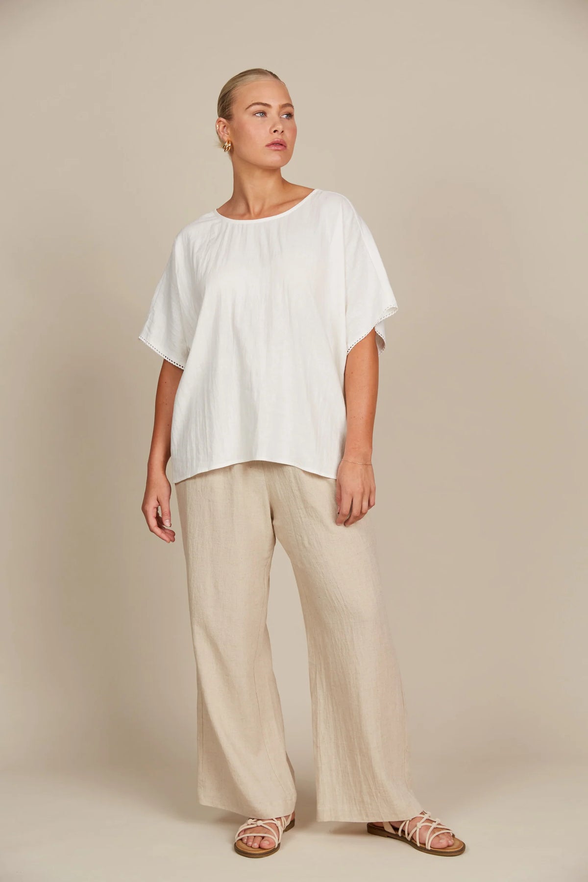 Amelie Relaxed Top - Lotus - ISLE OF MINE Top NZ LUMA