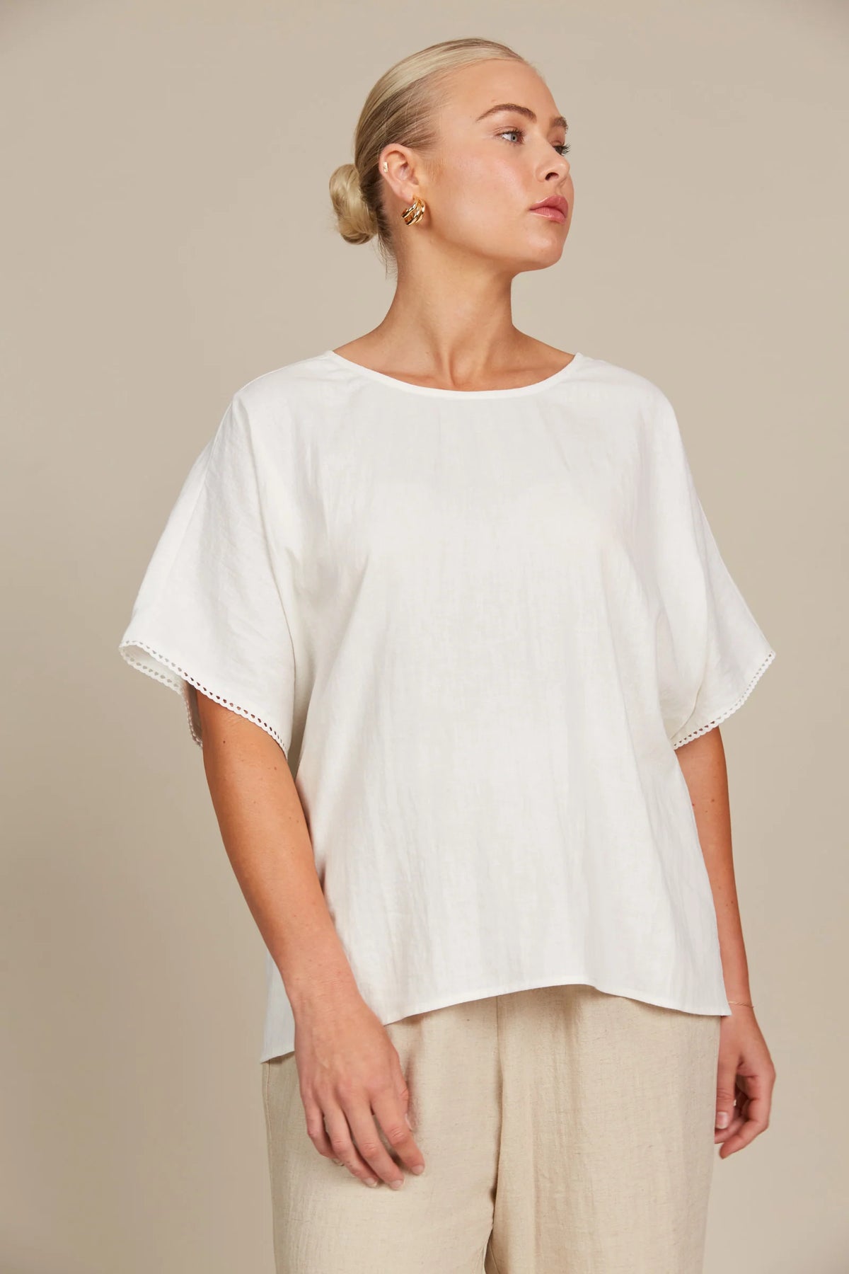 Amelie Relaxed Top - Lotus - ISLE OF MINE Top One size NZ LUMA