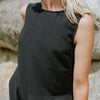 Anna Drop Waist Dress - Black - MOKE Dress NZ LUMA