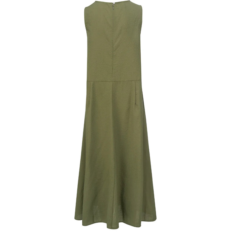 Anna Drop Waist Dress - Bonsai - MOKE Dress NZ LUMA