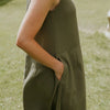 Anna Drop Waist Dress - Bonsai - MOKE Dress NZ LUMA