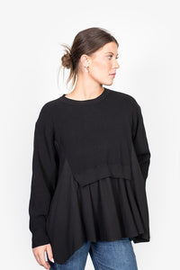 Le Monde Top - Black -ANTLER TOPS NZ LUMA