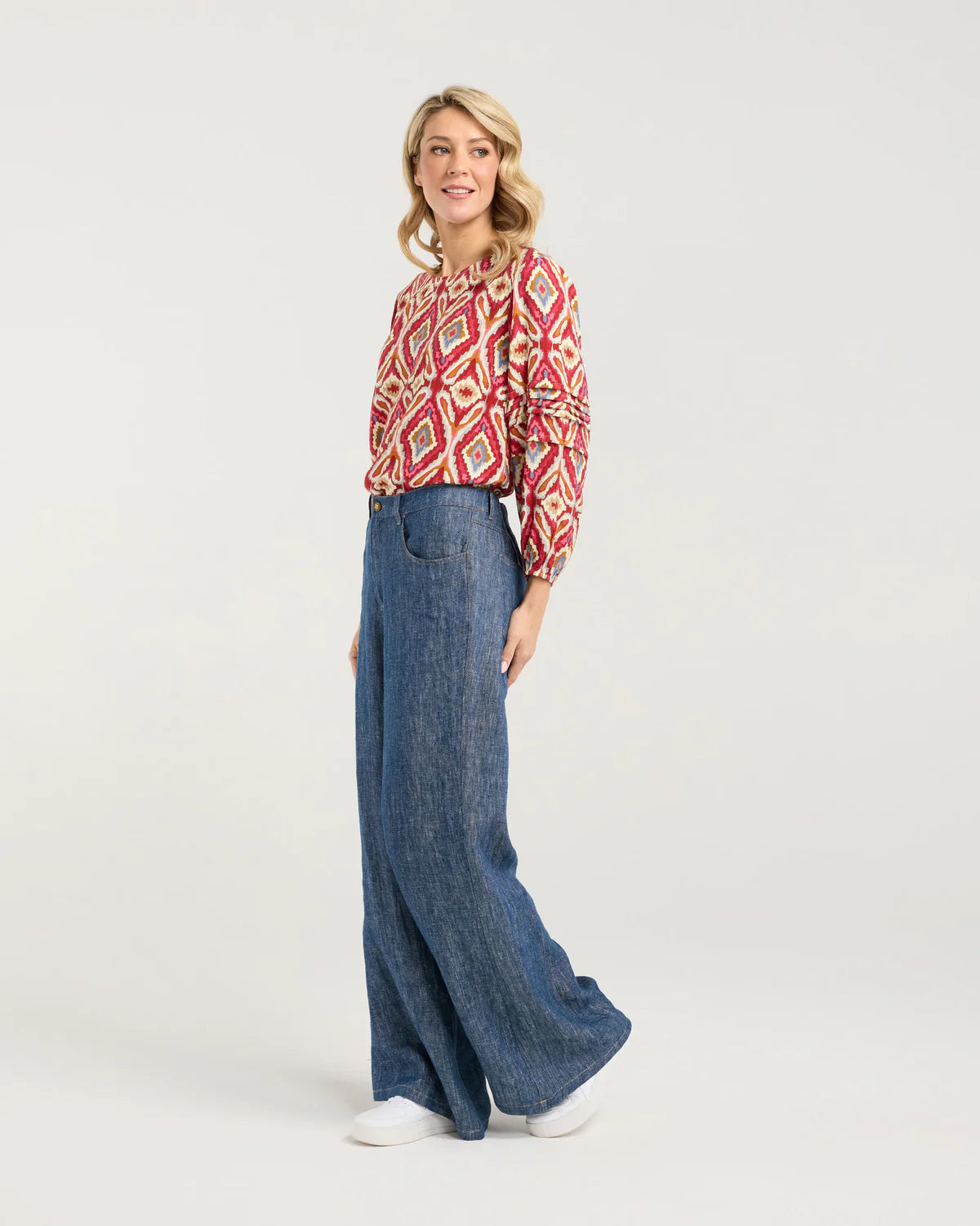 Apollo Denim Wide Leg Jean - blackstone Pant NZ LUMA