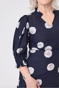 April Dress - Black Dot - LEMON TREE Dress NZ LUMA