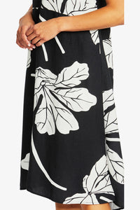 Atlas Midi Dress - Black & Ivory - PING PONG Dress NZ LUMA