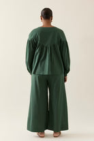 Aurora Button Blouse - Myrtle - ISLE OF MINE