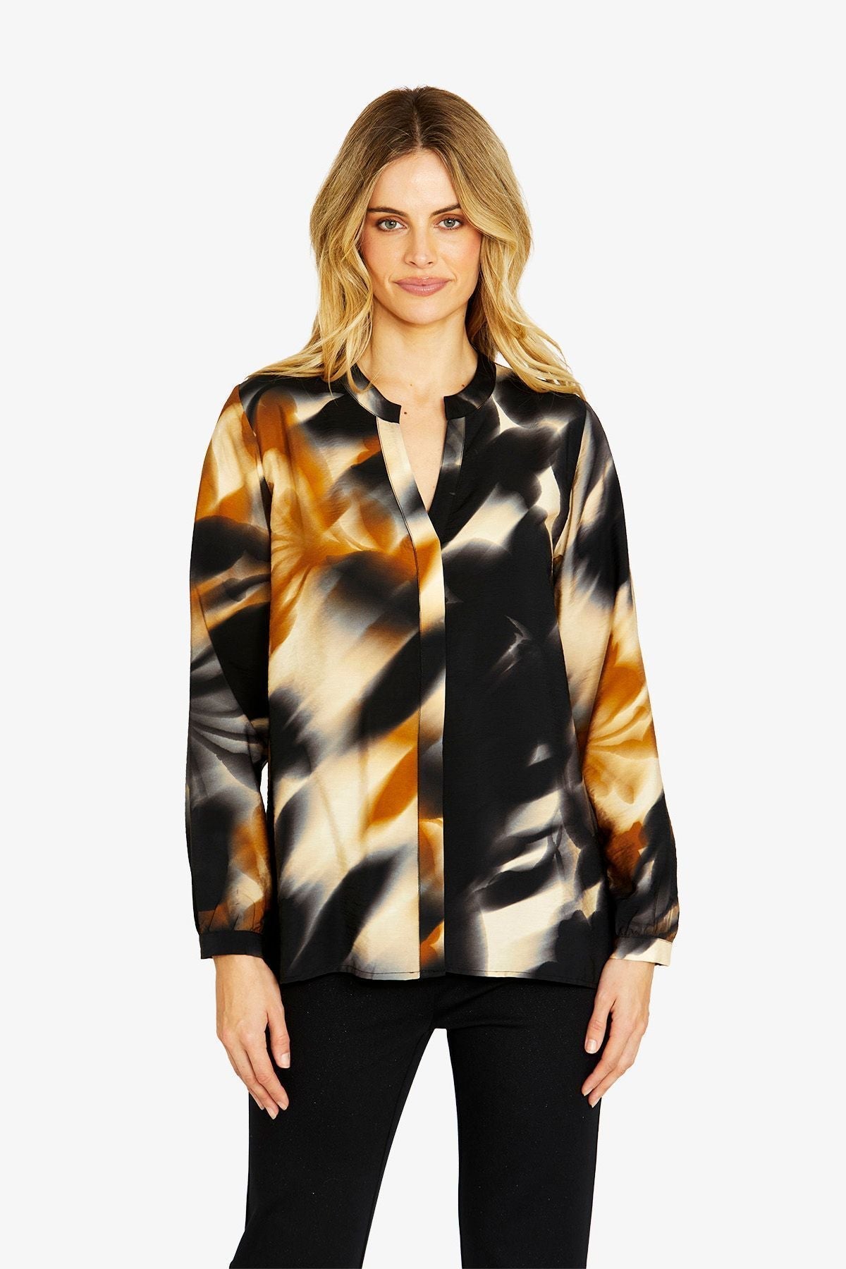 Aurora Pintuck Blouse - Aurora - PING PONG Top NZ LUMA