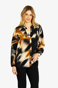 Aurora Pintuck Blouse - Aurora - PING PONG Top NZ LUMA