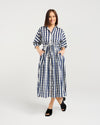 Ava Dress - Ink Check - SEDUCE Dress NZ LUMA