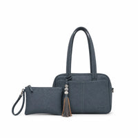 BLACK CAVIAR - Angelique 2 Piece Bowler Handbag