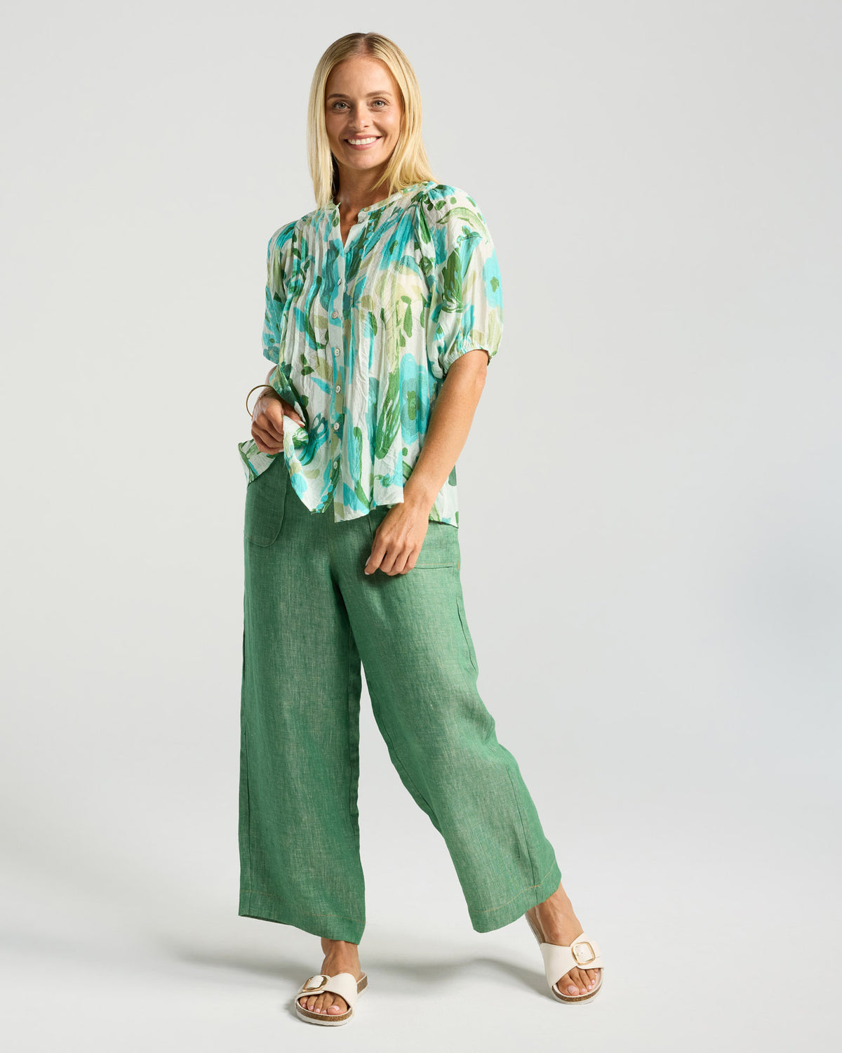 BLACKSTONE - Bridget Pintuck Top