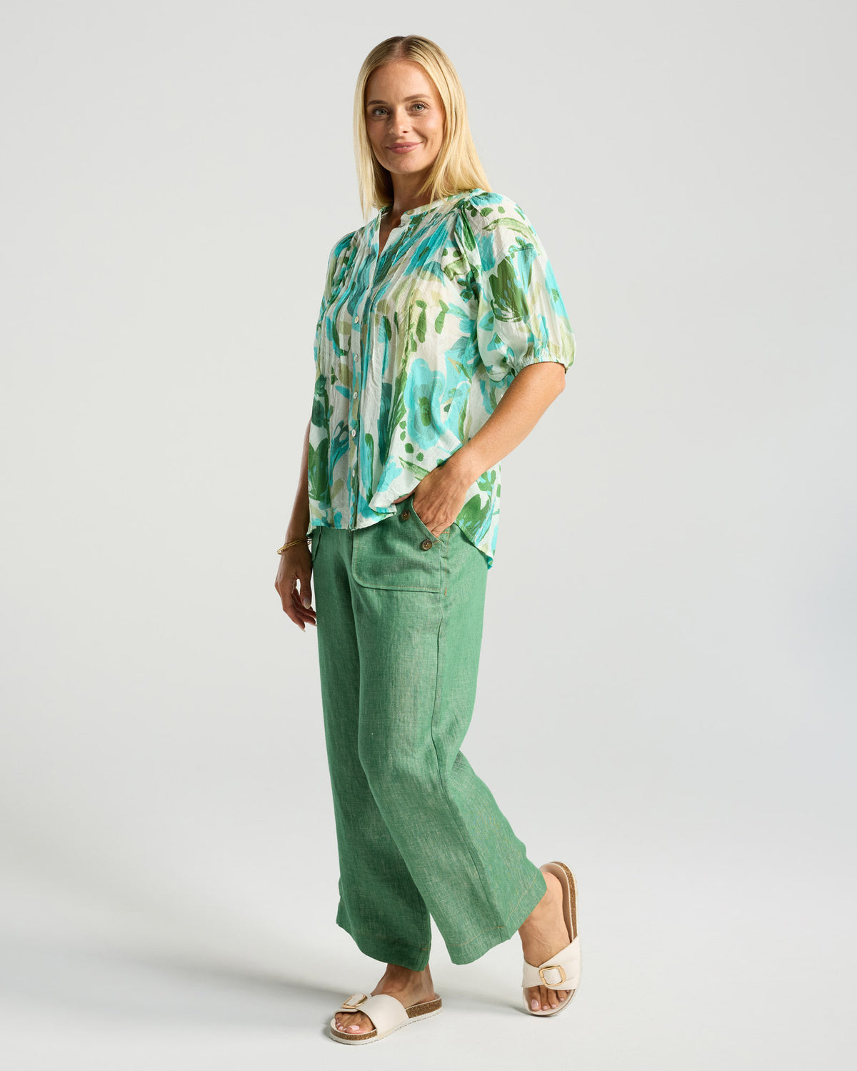 BLACKSTONE - Bridget Pintuck Top