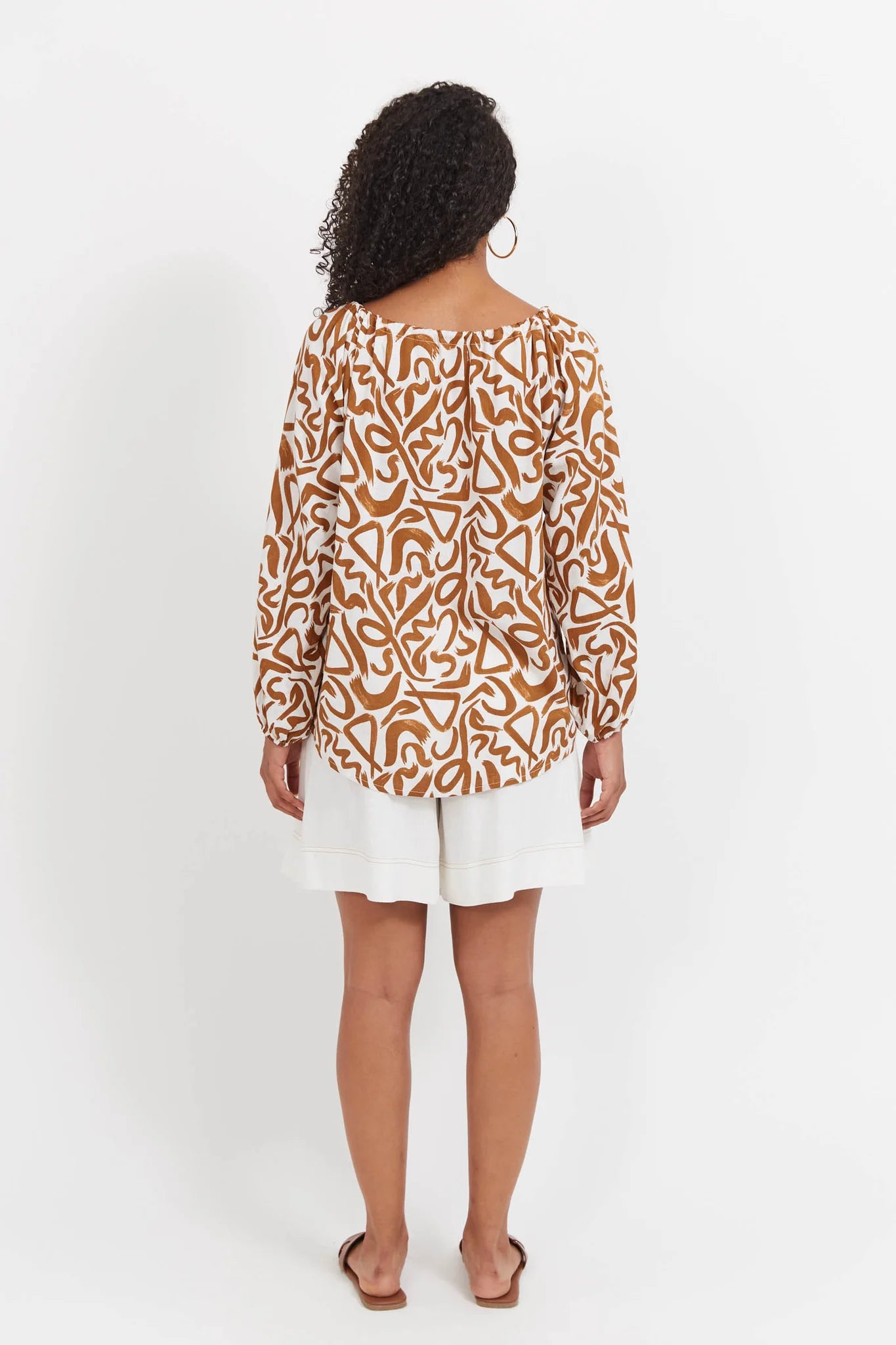 Bahama Button Tie Top - HAVEN Top NZ LUMA