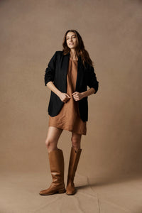 Bajau Blazer - Black - EB&IVE Jacket NZ LUMA