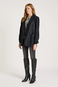 Bajau Blazer - Black - EB&IVE Jacket NZ LUMA