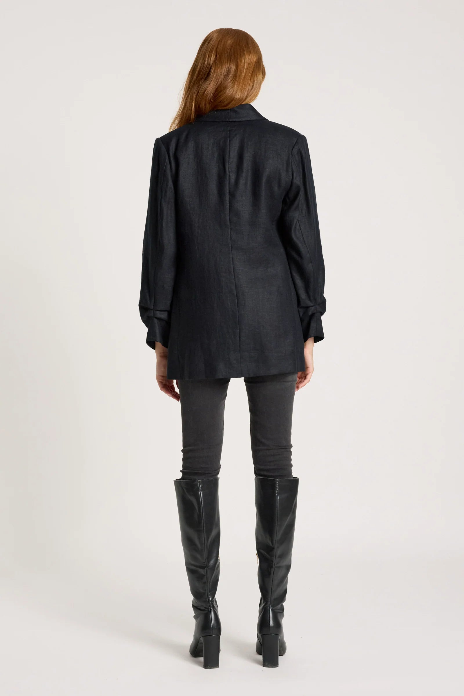 Bajau Blazer - Black - EB&IVE Jacket NZ LUMA