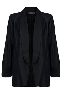 Bajau Blazer - Black - EB&IVE Jacket NZ LUMA